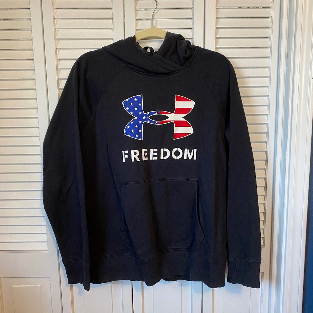 Under Armour USA Freedom Hoodie Black Size Large